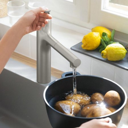 Смеситель для кухни Hansgrohe Zesis M33 74801800 нержавеющая сталь