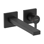 Смеситель для раковины Hansgrohe Tecturis E 73051670 черный матовый