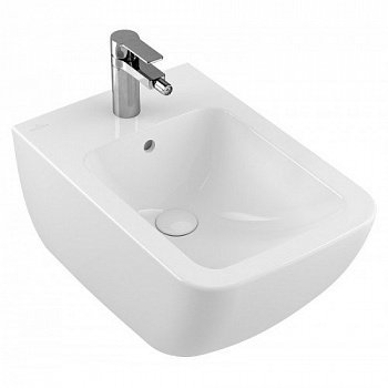 Биде подвесное Villeroy & Boch Venticello 4411 00R1 alpin, Ceramicplus