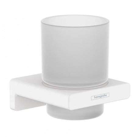 Стакан для ванной Hansgrohe AddStories 41749700 белый матовый
