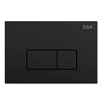 Кнопка смыва для унитазов D&K Rhein DB1499025 черный матовый