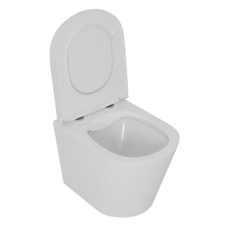 Унитаз подвесной D&K Venice DT1026016 белый, с сиденьем микролифт