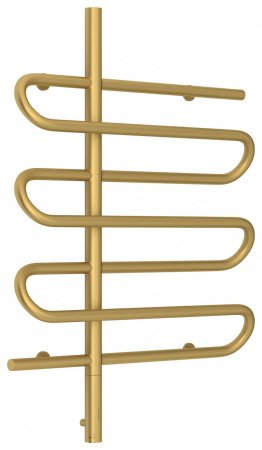 Полотенцесушитель электрический Сунержа Эпатаж 80х60 золото матовое, подключение левое