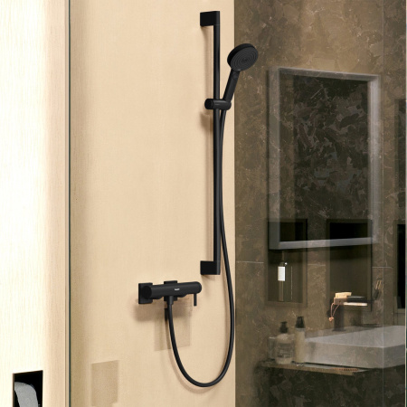 Смеситель для душа Hansgrohe Tecturis E 73620670 черный матовый