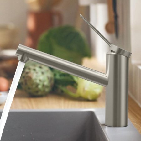 Смеситель для кухни Hansgrohe Zesis M34 74802800 нержавеющая сталь