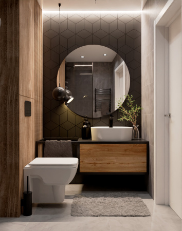 Унитаз подвесной безободковый AQUAme AQM2007 белый, с сиденьем микролифт