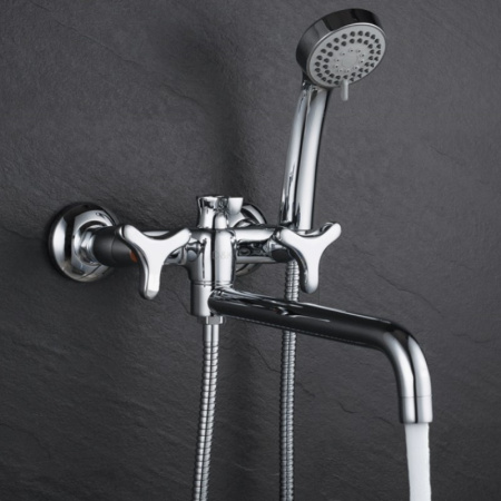 Смеситель для ванны D&K Hessen DA1383341, хром