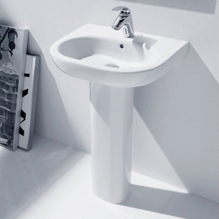 Раковина подвесная 55см Roca Meridian 327243000 белый