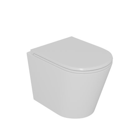 Унитаз подвесной D&K Venice DT1026016 белый, с сиденьем микролифт