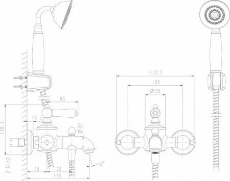 Смеситель для кухни Bravat Art F775109C-1 хром
