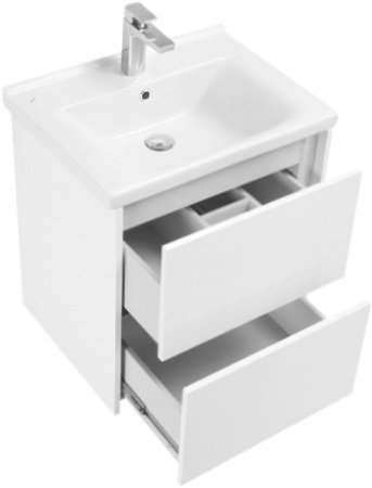 Тумба под раковину Акватон Стоун 60 подвесная 1A231401SXC80 Грецкий орех