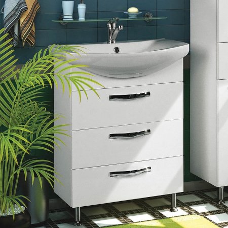 Тумба для комплекта Акватон Ария Н 65 белая