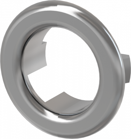 Обрамление перелива Alcaplast A22 хром