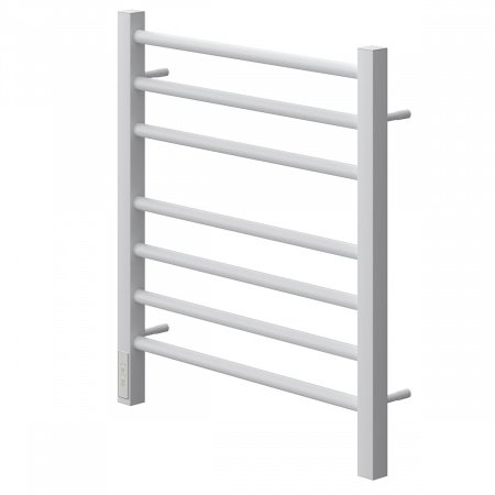 Полотенцесушитель электрический Point PN70756W П7 500x600, диммер слева, белый