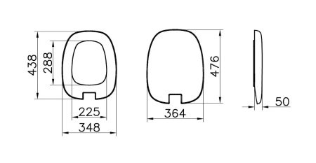 Сиденье для унитаза Vitra Plural 126-003-009 белый, с микролифтом