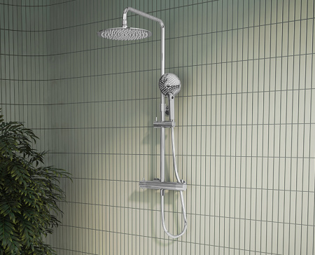 Душевая стойка с термостатом VitrA AquaHeat Bliss 250 A47201EXP хром