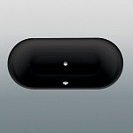 Стальная ванна Bette Oval 3466 180x80 встраиваемая, черный матовый Стальная ванна Bette Oval 3466 180x80 встраиваемая, черный матовый