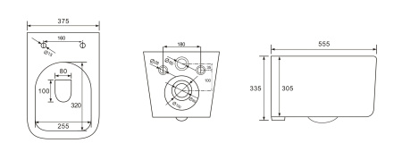 Унитаз подвесной безободковый Vincea Ultra VT1-32T белый, с сиденьем микролифт