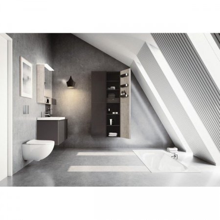 Унитаз с инсталляцией подвесной GEBERIT Acanto 500.301.KJ.A с горизонтальным выпуском