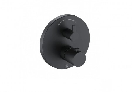 Термостат для ванны с душем Kludi Nova Fonte 208303915 черный матовый