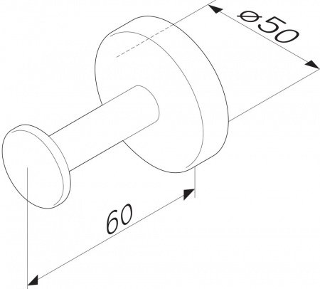 Крючок для полотенец AM PM Inspire 2.0 A50A35800 Хром