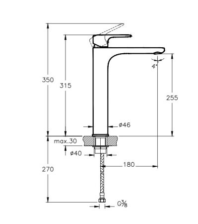 Смеситель для раковины Vitra Root Round A4270726EXP медь