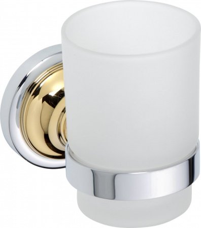 Держатель стакана Bemeta Retro Gold and Сhrom 144210018 Золото хром