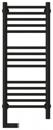 Полотенцесушитель электрический Сунержа Богема 2.0 80х30 черный матовый, подключение левое