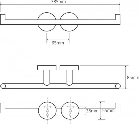 Держатель для туалетной бумаги Bemeta Omega 104201072 Глянец