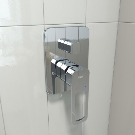 Смеситель для ванны с душем IDDIS Slide SLISB00i67 хром глянцевый