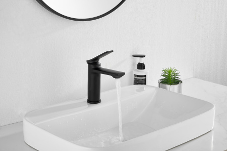 Смеситель для раковины BELZ B10572-7, черный