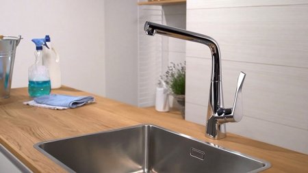 Смеситель для кухни Hansgrohe Metris Хром