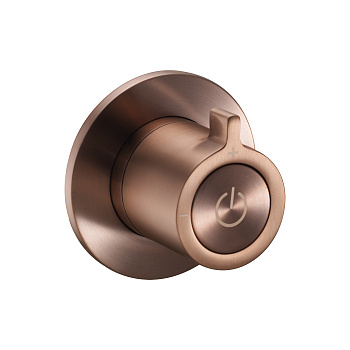 Запорный вентиль нажимной с регулировкой расхода Benesque Lumiere 12010806 бронза брашированная