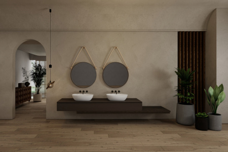 Раковина накладная ABBER Stein AS2636 белая матовая