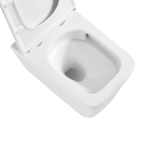 Унитаз подвесной безободковый Vincea Q-Line VT1-12T белый, с сиденьем микролифт