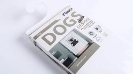 Шторка для ванной Fixsen Dogs FX-2504, без колец