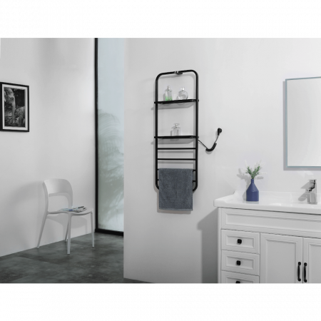 Полотенцесушитель электрический Black&White N-337B 101х40 черный матовый