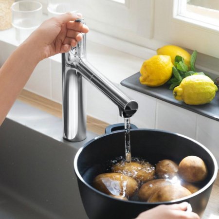 Смеситель для кухни Hansgrohe Zesis M33 74801000 хром