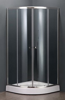 Душевой угол RGW Dolphin 90x90x185 профиль хром, стекло прозрачное