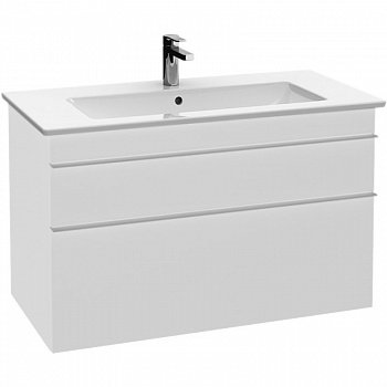 Тумба под раковину Villeroy&Boch Venticello 100 подвесная Белая Хром