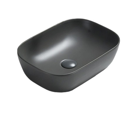 Раковина накладная 45,5см Vincea VBS-102MA антрацит матовый