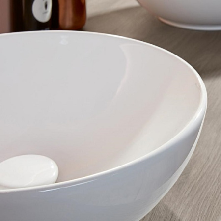 Раковина накладная 38см Villeroy & Boch Loop & friends 4A450001 alpin