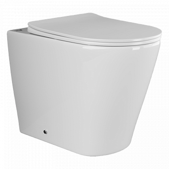 Унитаз приставной Ceramica Nova Highlight CN1812 белый