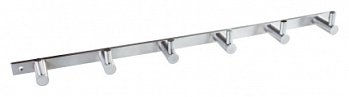 Планка с 6-ю крючками Bemeta Neo 104606115 Хром