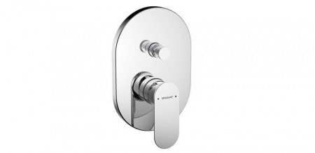 Смеситель для ванны с душем Bravat Gina PB865104CP-2-ENG хром