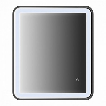 Зеркало Iddis Cloud 60 с подсветкой Черный матовый