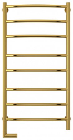Полотенцесушитель электрический Сунержа Галант 2.0 100х50 золото, подключение левое