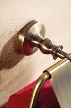 Держатель туалетной бумаги Rush Crete CR35111 с крышкой Бронза