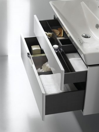 Тумба для комплекта Jacob Delafon Reve 80 белая, 2 ящика