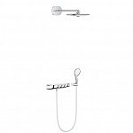 Встраиваемая душевая система Grohe Rainshower SmartControl 26443LS0 хром/белый